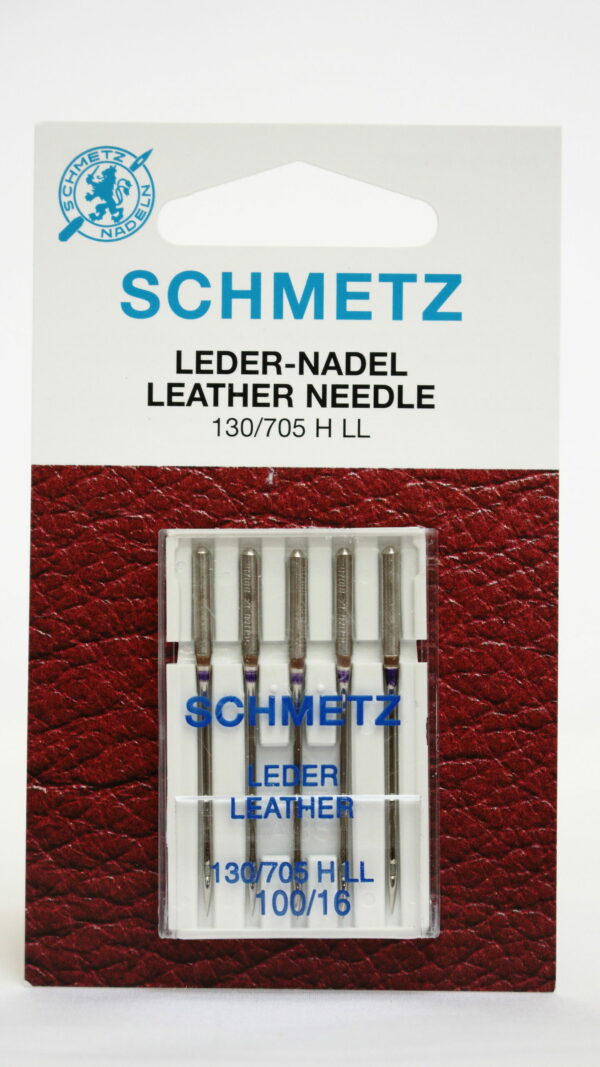 SCHMETZ Leder-Nähmaschinennadeln, Nadeldicke 100/16,130/705 H LL